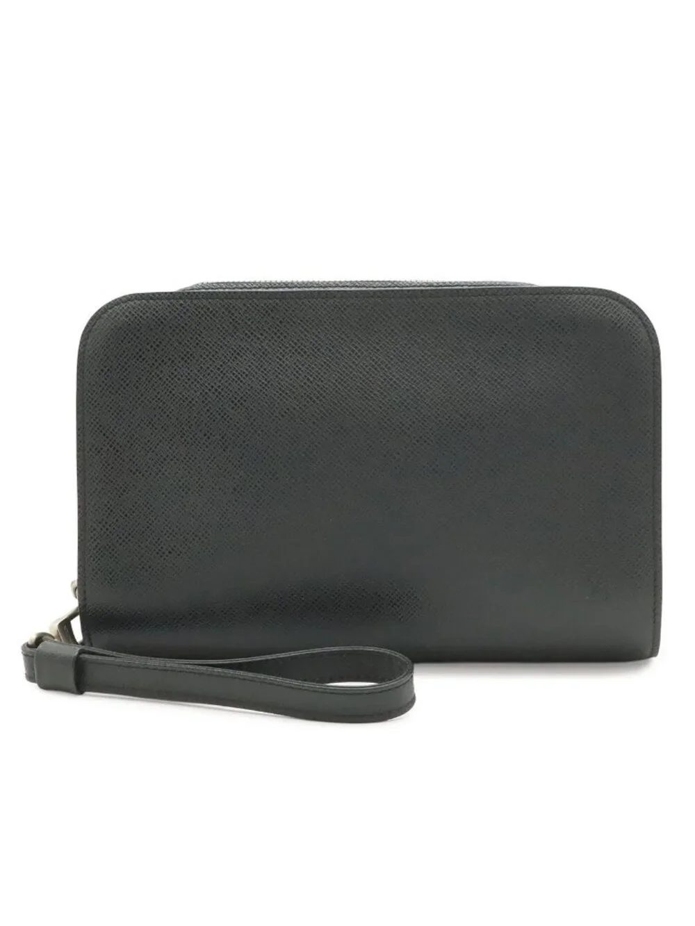 Louis Vuitton Taiga Baikal Clutch Handbag Ardoise Black